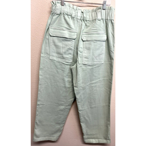 BP High Waist Ankle Mom Jeans Size 30 High Rise Mint Cream NEW - Picture 3 of 8